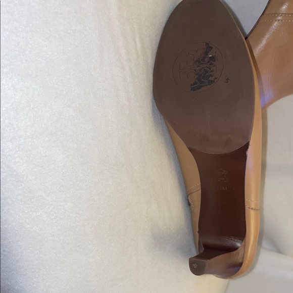 Tory Burch Tan Leather Ankle Boots - Picture 8 of 9